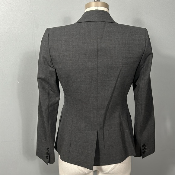 Theory Gabe Wool Blazer Gray Single Button size 0 - Picture 6 of 16